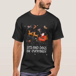 T-shirt Chats pour tout le monde Noël Drôle Chat Kitties L