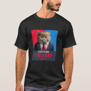 T-shirt Chats Pour Trump 2024 Drôle Tee Pour Vance Trump