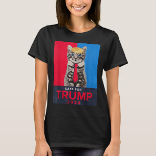T-shirt Chats Pour Trump 2024 Drôle Tee Pour Vance Trump