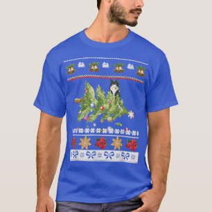 T-shirt Chats propriétaires heureux Noël vacances hiver