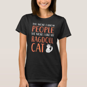 T-shirt Chats Ragdoll Propriétaire Kitty Paw Love Meow Kit