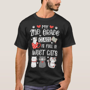 T-shirt Chats Saint-Valentin Enseignant Enseignants 2e ann