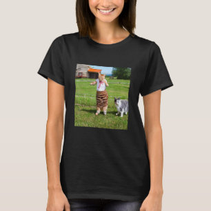 T-shirt Chats Sur Une Cuisine Agricole Kitten Kitty Vintag