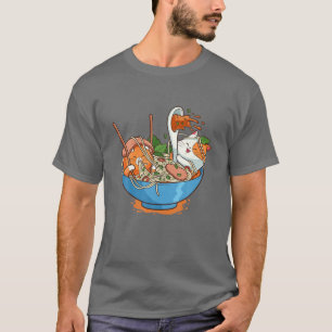 T-shirt Chats Viêt-namiens Drôle De Soupe De Noodle En P