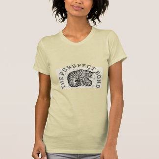 T-shirt Chatte et chaton en linogravure sculptée à la main
