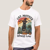 Chatte Mère Amoureuse d'Halloween Chapeau de Sorci