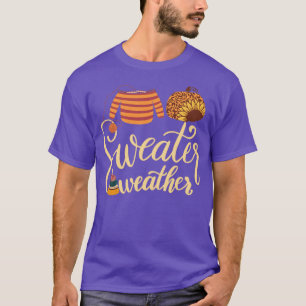 T-shirt Chaud d'automne Météo1