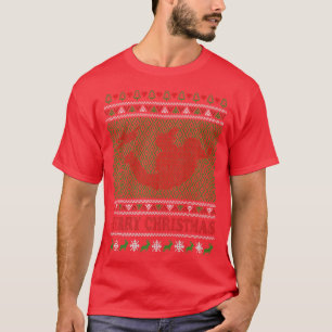 T-shirt Chaud de Noël moche Skydiving Parachute