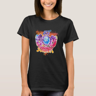 T-shirt Chaud drôle Maman vacances été Palm Beach Shirt