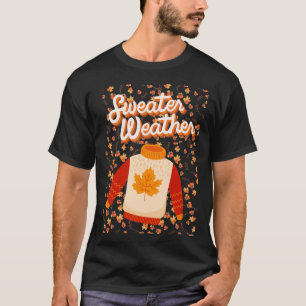 T-shirt Chaud Météo automne saison