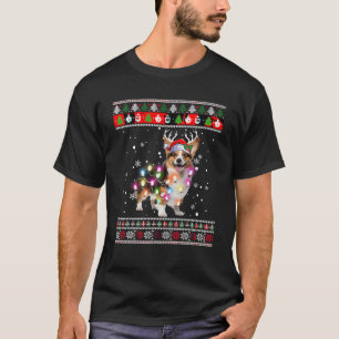 T-shirt Chaud moche Noël Corgi Chien Chien Chien Chien Chi