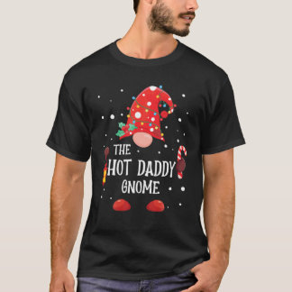 T-shirt Chaud papa Gnome Matching Famille Noël Gnom