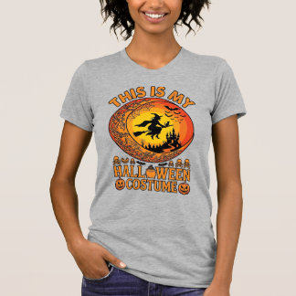 T-shirt Chaudron de château de sorcière de déguisement d'H
