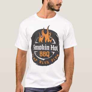 T-shirt Chauffage BBQ Véritable Hommes chemise BBQ
