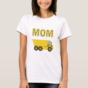 T-shirt Chauffage Camion Construction Anniversaire Fête Ma