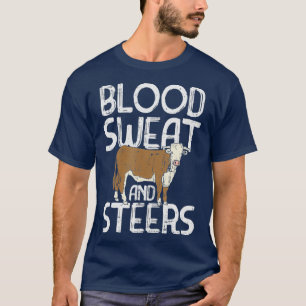 T-shirt Chauffage de sang et Steers Élevage Salon d'élevag