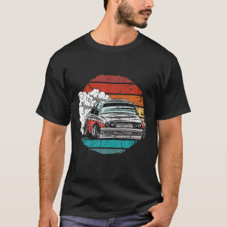 T-shirt Chauffage vintage, Automobile Motorsport Drift D