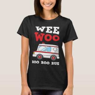 T-shirt Chauffeur ambulancier Premiers soins Weo Woo Boo B