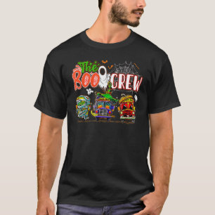 T-shirt Chauffeur d'autobus de l'école Boo Crew Costume d'