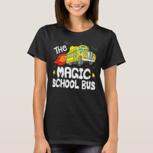 T-shirt Chauffeur de bus de l'école Magic Funny Ceintures 