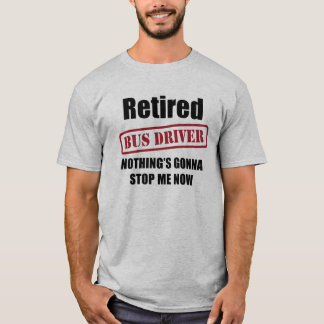 T-shirt Chauffeur de bus retiré