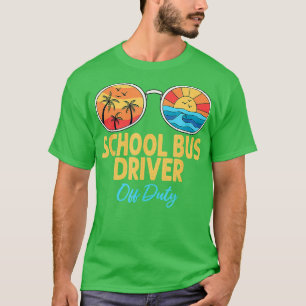 T-shirt Chauffeur De Bus Scolaire Happy Joyeux Jour De Sch