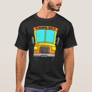 T-shirt Chauffeur de bus scolaire Navette jaune Transit ét