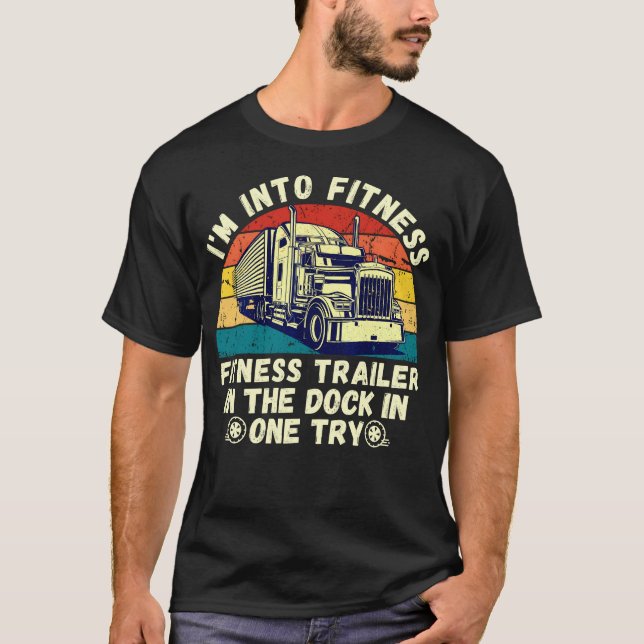 T-shirt Chauffeur De Camion Art Pour Hommes Papa Femmes Ch (Devant)