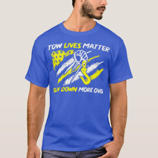 T-shirt Chauffeur de camion de remorque panne Camion mince