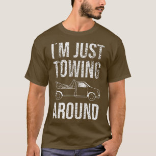 T-shirt Chauffeur De Camion Je Ne Fait Que Tourner Autour