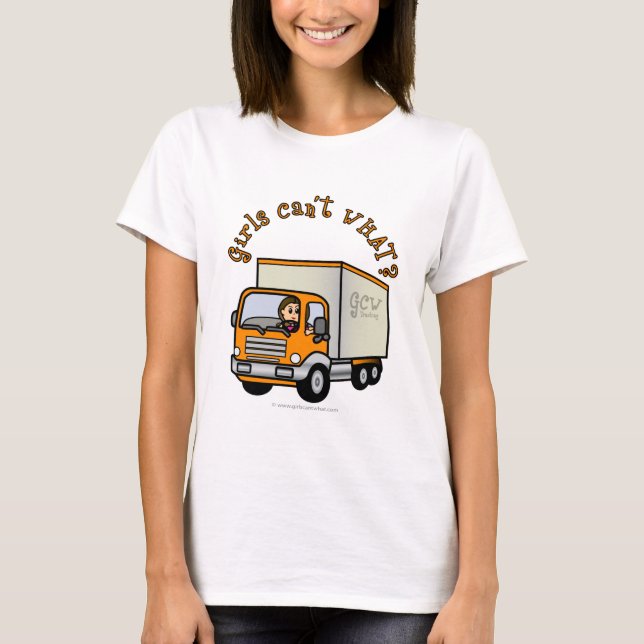 T-shirt Chauffeur de camion léger (Devant)