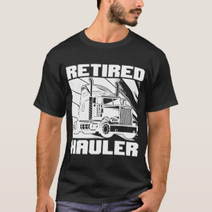 T-shirt Chauffeur de camion Retraité Big Rig Camion Vieux