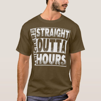 T-shirt Chauffeur De Camion Tout Droit Hors Des Heures Drô