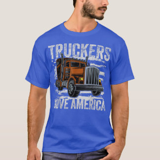 T-shirt Chauffeur de camion Vintage