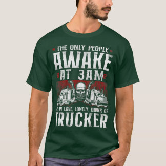 T-shirt Chauffeur De Camion Vintage Les Seules Personnes R