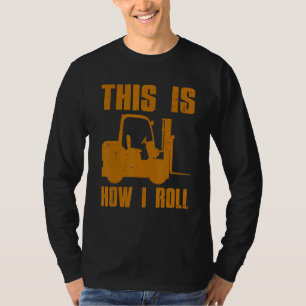 T-shirt Chauffeur de chariots élévateurs pour hommes