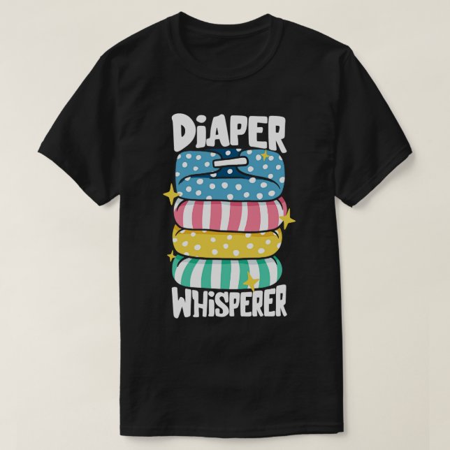 T-shirt Chauffeur de couches changeant (Design devant)