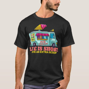 T-shirt Chauffeur de crème glacée Camion cadeau Crème glac