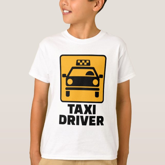 T-shirt Chauffeur de taxi (Devant)