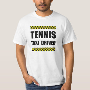 T-shirt Chauffeur de taxi de tennis