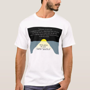 T-shirt Chauffez les souhaits votre solstice d'hiver !