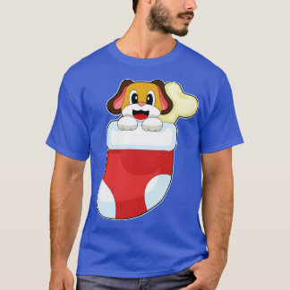 T-shirt Chaussettes de Noël de chien