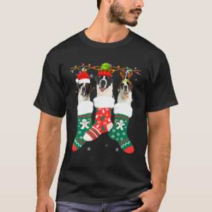 T-shirt Chaussettes de Noël Dog Bernard Pyjama de Noël po