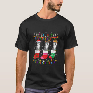 T-shirt Chaussettes de Noël Wolf, ignoble Pyjama
