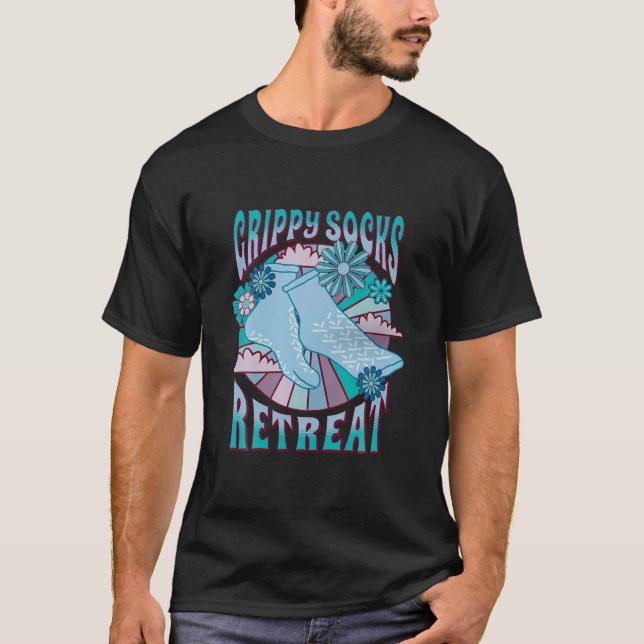 T-shirt Chaussettes Grippy Retraite Drôle T Chemise (Devant)