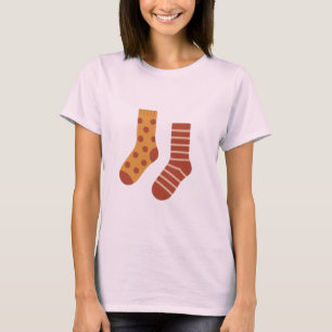 T-shirt Chaussettes Mal Correspondantes - Parfaitement Imp