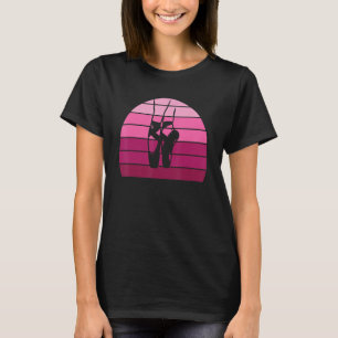 T-shirt Chaussons De Ballet Coucher De Soleil Rose Balleri