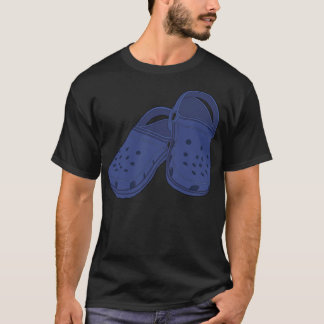 T-shirt Chaussure Crocs Paire bleu cérulean Classic T-shir