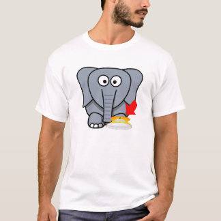 T-shirt Chaussure d'éléphant je t'aime