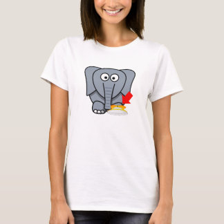 T-shirt Chaussure d'éléphant je t'aime